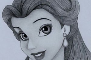 dibujos de princesas a lapiz para imprimir