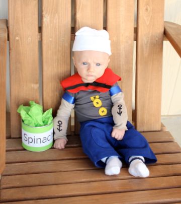 disfraz de popeye para niño para bebe